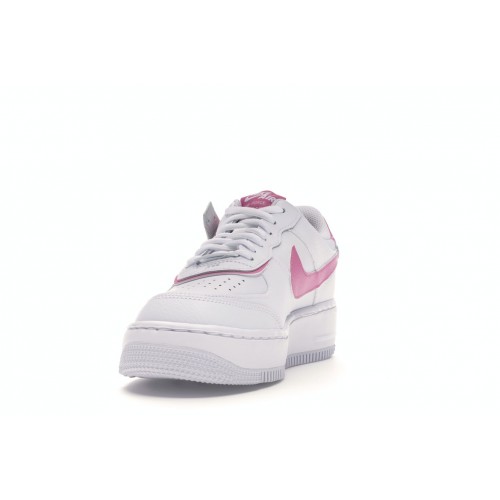 Кроссы Nike Air Force 1 Low Shadow White Magic Flamingo (W) - женская сетка размеров
