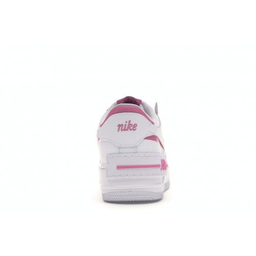 Кроссы Nike Air Force 1 Low Shadow White Magic Flamingo (W) - женская сетка размеров