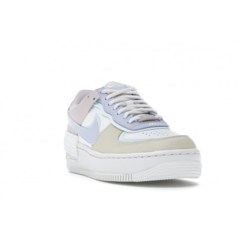 Кроссы Nike Air Force 1 Low Shadow White Glacier Blue Ghost (W) - женская сетка размеров