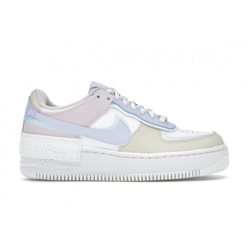 Кроссы Nike Air Force 1 Low Shadow White Glacier Blue Ghost (W) - женская сетка размеров
