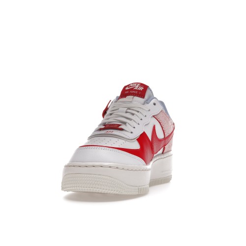 Кроссы Nike Air Force 1 Low Shadow Cracked Leather (W) - женская сетка размеров