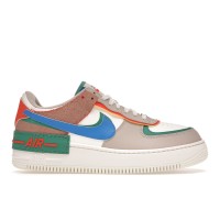 Женские кроссовки Nike Air Force 1 Low Shadow Sail Signal Blue Green (W)