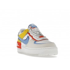 Женские кроссовки Nike Air Force 1 Low Shadow Sail Game Royal Rush Orange University Blue (W)
