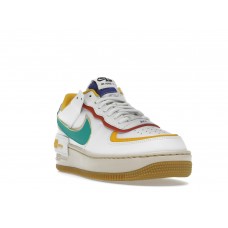 Женские кроссовки Nike Air Force 1 Low Shadow Summit White Neptune Green (W)