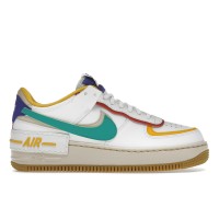 Женские кроссовки Nike Air Force 1 Low Shadow Summit White Neptune Green (W)