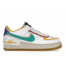 Женские кроссовки Nike Air Force 1 Low Shadow Summit White Neptune Green (W)