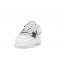 Женские кроссовки Nike Air Force 1 Low Shadow White Pure Platinum Metallic Silver (W)