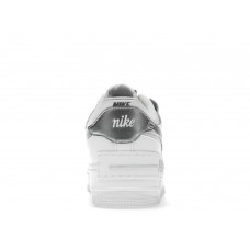 Женские кроссовки Nike Air Force 1 Low Shadow White Pure Platinum Metallic Silver (W)