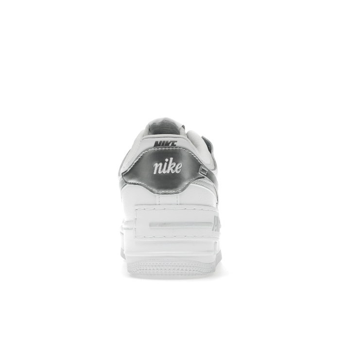Nike Air Force 1 Low Shadow White Pure Platinum Metallic Silver (W) - женская сетка размеров Nike Air Force 1 Low Shadow White Pure Platinum Metallic Silver (W) - женская сетка размеров