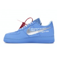 Кроссовки Nike Air Force 1 Low Off-White MCA University Blue