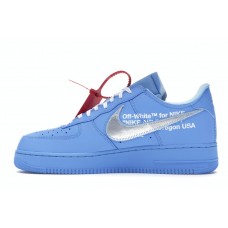 Кроссовки Nike Air Force 1 Low Off-White MCA University Blue