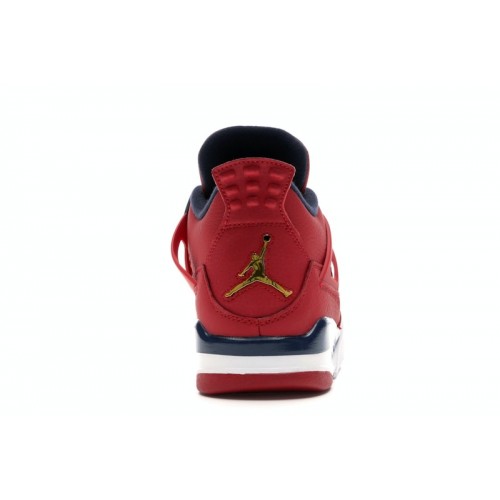 Кроссы Jordan 4 Retro FIBA (2019) - мужская сетка размеров