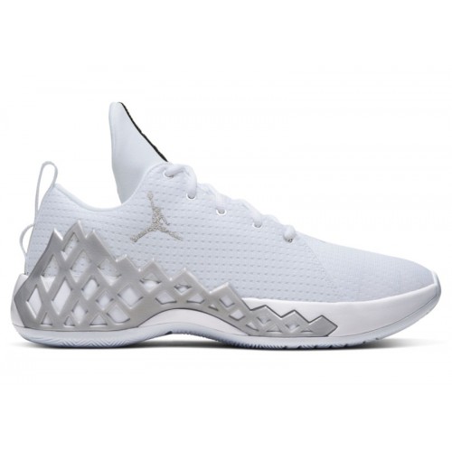Jordan Jumpman Diamond Low PF White Silver - мужская сетка размеров
