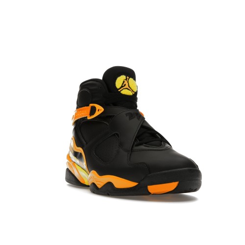 Кроссы Jordan 8 Retro Taxi Yellow Black (W) - женская сетка размеров