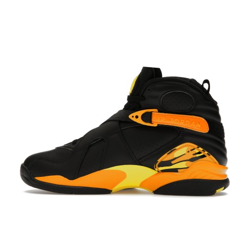 Кроссы Jordan 8 Retro Taxi Yellow Black (W) - женская сетка размеров