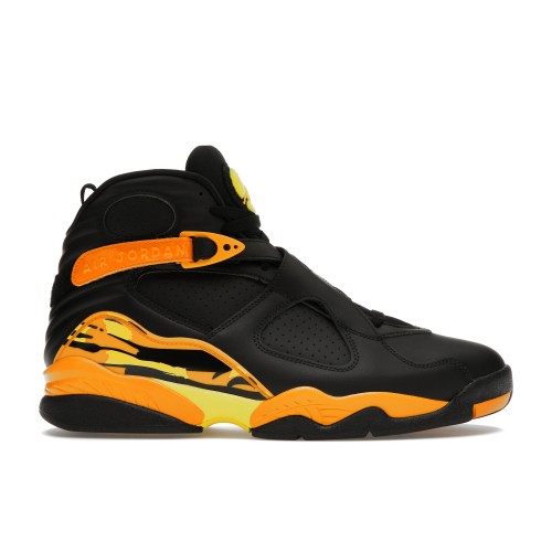 Кроссы Jordan 8 Retro Taxi Yellow Black (W) - женская сетка размеров