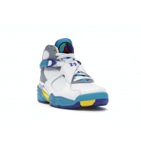 Женские кроссовки Jordan 8 Retro White Aqua (2019) (W)