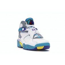 Женские кроссовки Jordan 8 Retro White Aqua (2019) (W)