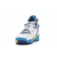 Женские кроссовки Jordan 8 Retro White Aqua (2019) (W)