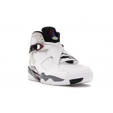 Женские кроссовки Jordan 8 Retro White Burgundy (W)