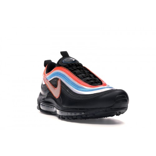 Кроссы Nike Air Max 97 Neon Seoul - мужская сетка размеров