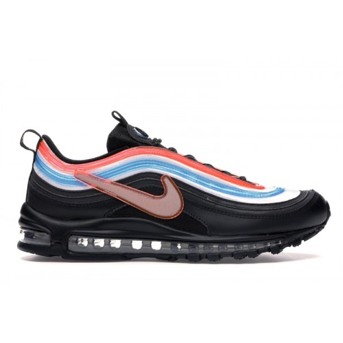 Кроссы Nike Air Max 97 Neon Seoul - мужская сетка размеров