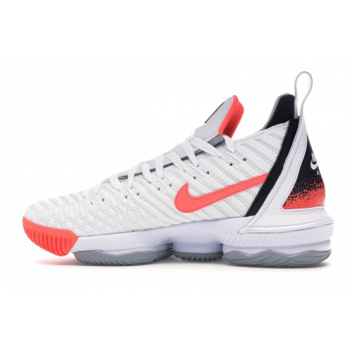 Кроссы Nike LeBron 16 White Hot Lava - мужская сетка размеров