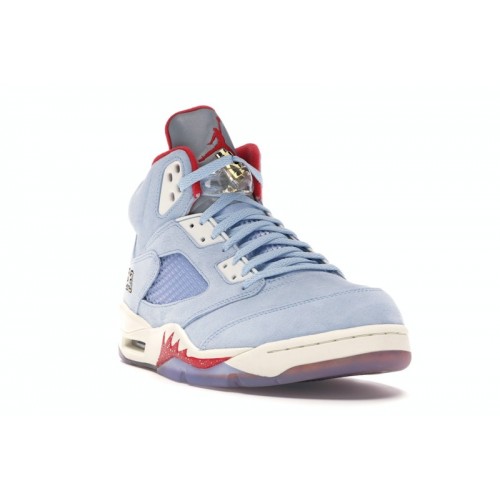Trophy Room x Air Jordan 5 Retro Ice Blue - мужская сетка размеров