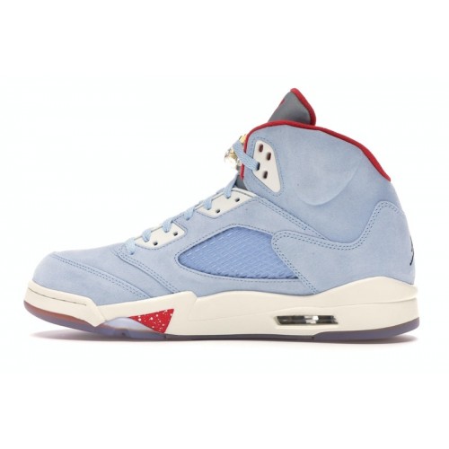Trophy Room x Air Jordan 5 Retro Ice Blue - мужская сетка размеров