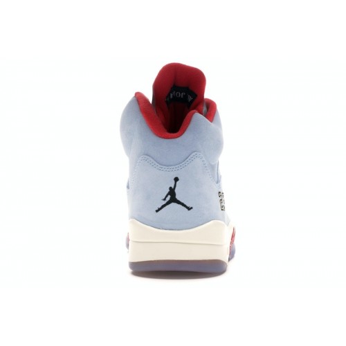 Trophy Room x Air Jordan 5 Retro Ice Blue - мужская сетка размеров