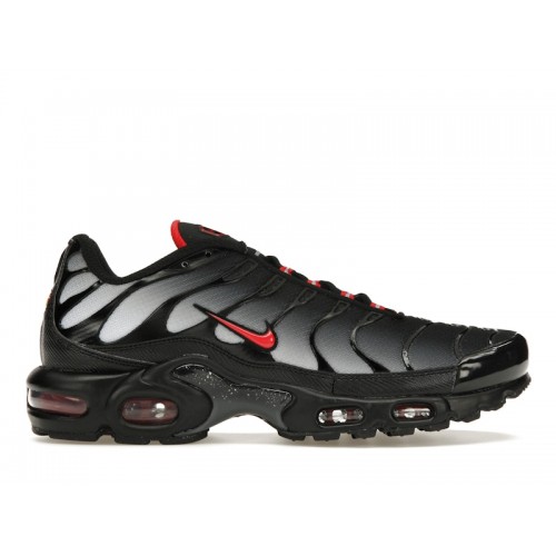 Кроссы Nike Air Max Plus Black Gradient Red - мужская сетка размеров