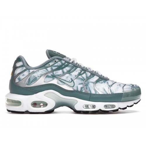 Кроссы Nike Air Max Plus Palm Trees Green - мужская сетка размеров