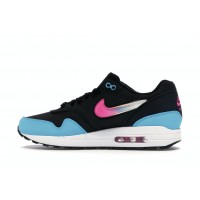 Кроссовки Nike Air Max 1 Jelly Swoosh Black Fuchsia Blue Fury