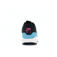 Кроссовки Nike Air Max 1 Jelly Swoosh Black Fuchsia Blue Fury