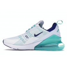 Nike Air Max 270 White Hyper Jade Deep Royal Blue