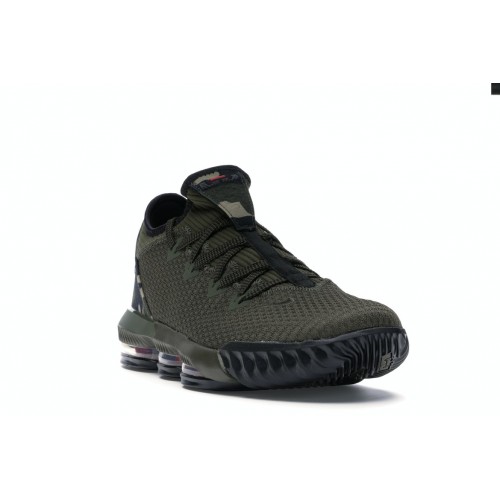 Кроссы Nike LeBron 16 Low Camo - мужская сетка размеров