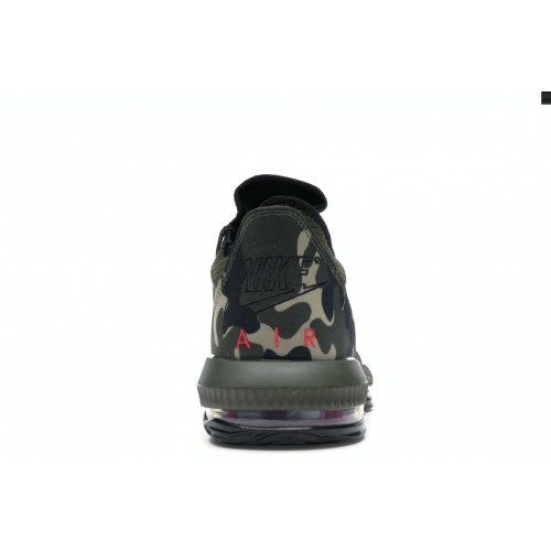 Кроссы Nike LeBron 16 Low Camo - мужская сетка размеров
