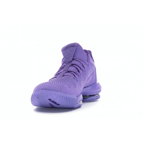 Кроссы Nike LeBron 16 Low Atomic Violet - мужская сетка размеров