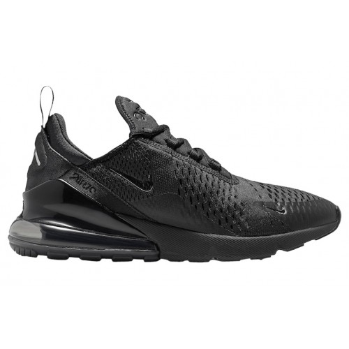 Кроссы Nike Air Max 270 Black Chrome - мужская сетка размеров