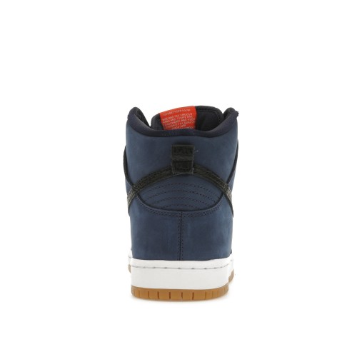 Кроссы Nike SB Dunk High Orange Label Midnight Navy - мужская сетка размеров