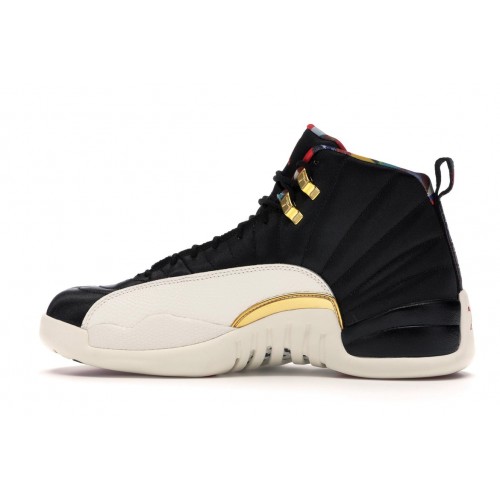 Кроссы Jordan 12 Retro Chinese New Year (2019) - мужская сетка размеров