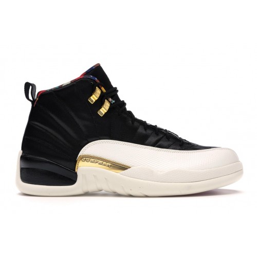 Кроссы Jordan 12 Retro Chinese New Year (2019) - мужская сетка размеров