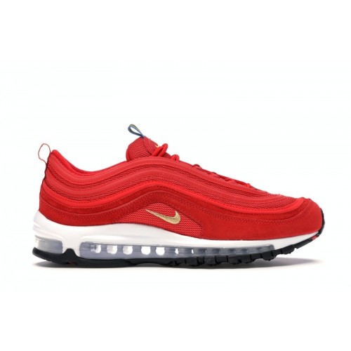 Кроссы Nike Air Max 97 Olympic Rings Pack Red - мужская сетка размеров