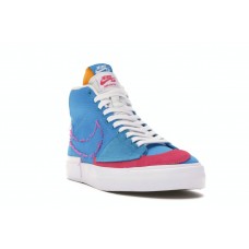 Мужские кроссовки Nike SB Blazer Mid Edge Hack Pack Blue