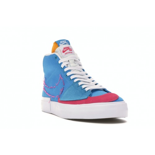 Мужские кроссовки Nike SB Blazer Mid Edge Hack Pack Blue