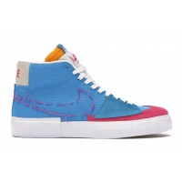 Мужские кроссовки Nike SB Blazer Mid Edge Hack Pack Blue