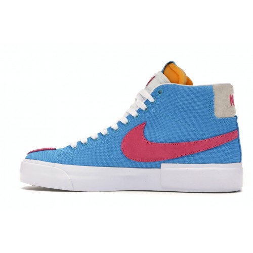 Мужские кроссовки Nike SB Blazer Mid Edge Hack Pack Blue