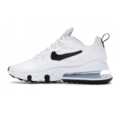 Кроссы Nike Air Max 270 React White (W) - женская сетка размеров