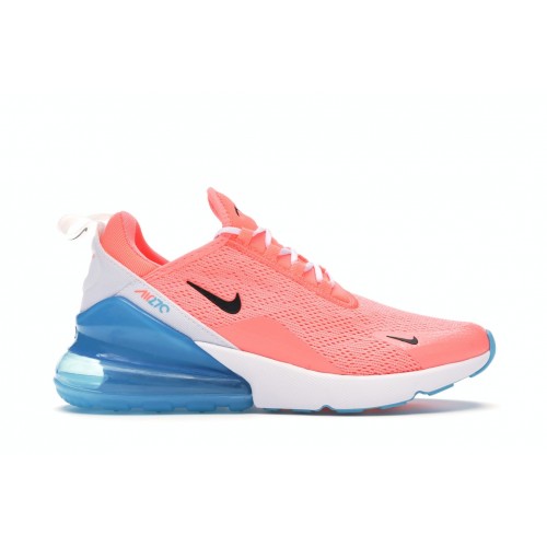 Кроссы Nike Air Max 270 Lava Glow (W) - женская сетка размеров