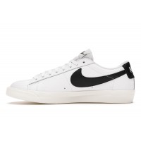 Мужские кроссовки Nike Blazer Low Leather White Black
